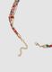 Multicolour necklace with red tassels_2
