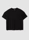 Camiseta negra de algod&oacute;n y modal el&aacute;stico_4