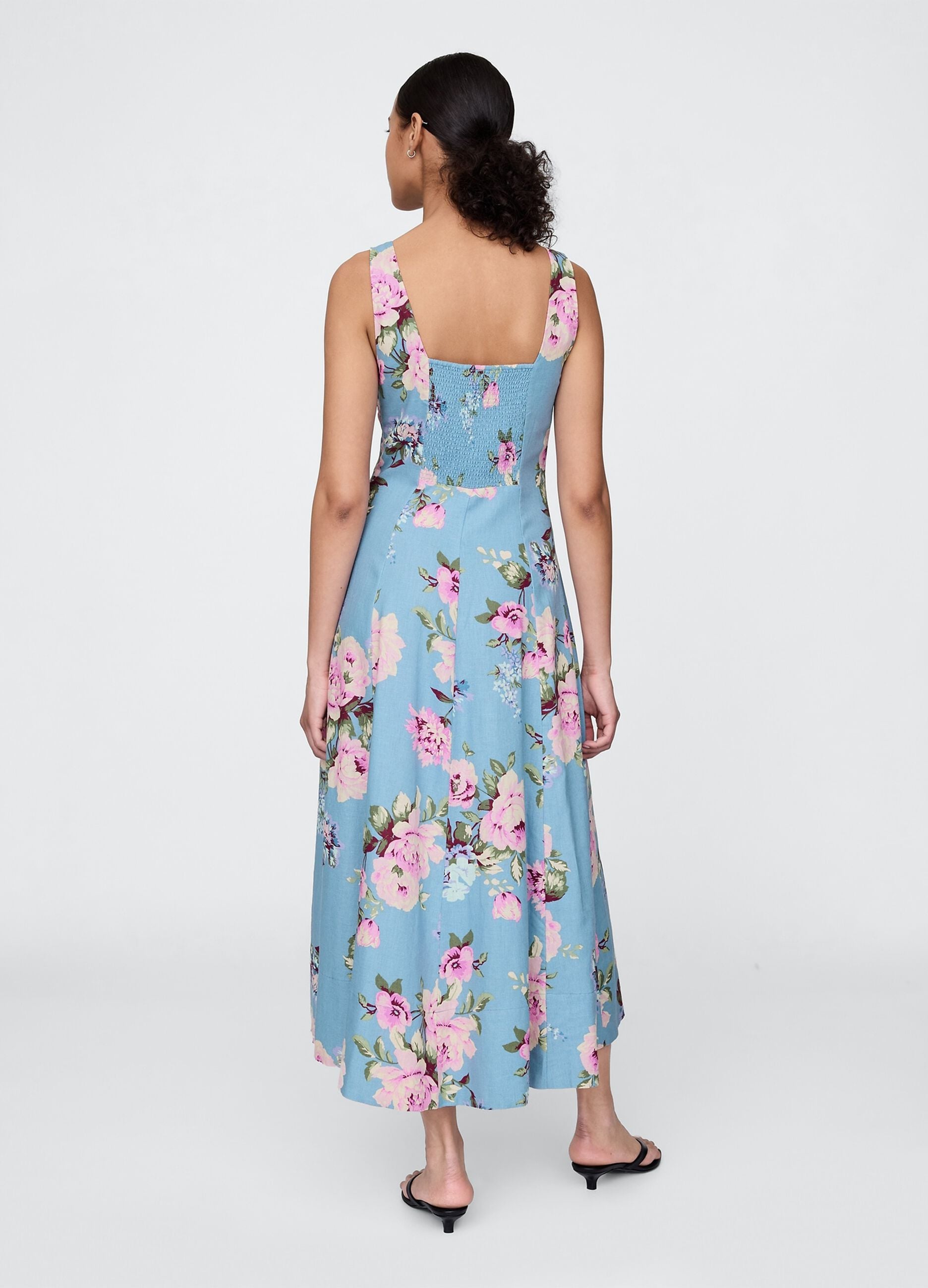 Vestido com estampado floral