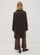 Brown regular-fit coat with lapels and buttons_3