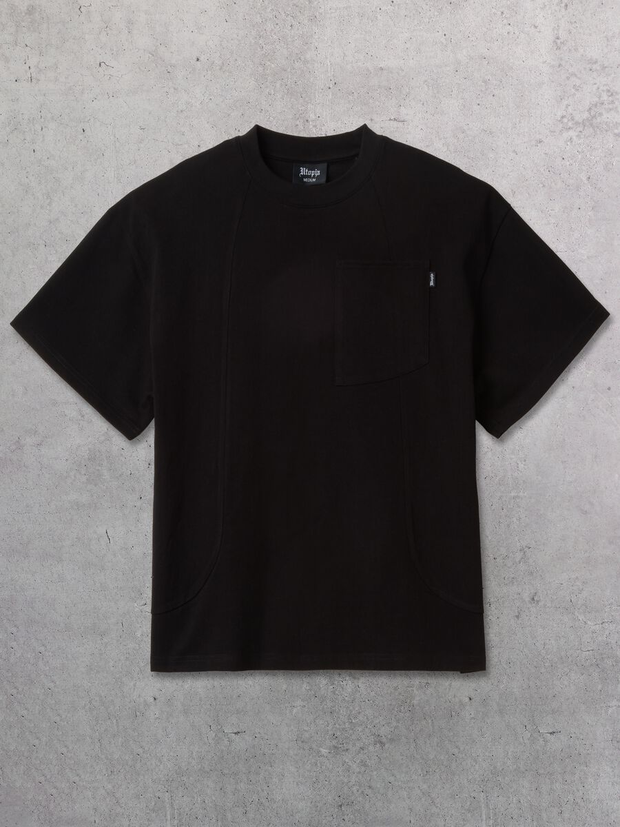 Graphic Pocket T-shirt Black_5
