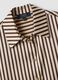 Yellow shirt with brown stripes in stretch fabric_5