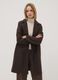 Brown regular-fit coat with lapels and buttons_0