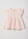 Baby girl's pink pure cotton dress, regular fit_0