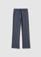 Multicolour striped pure cotton regular fit pyjama trousers_0