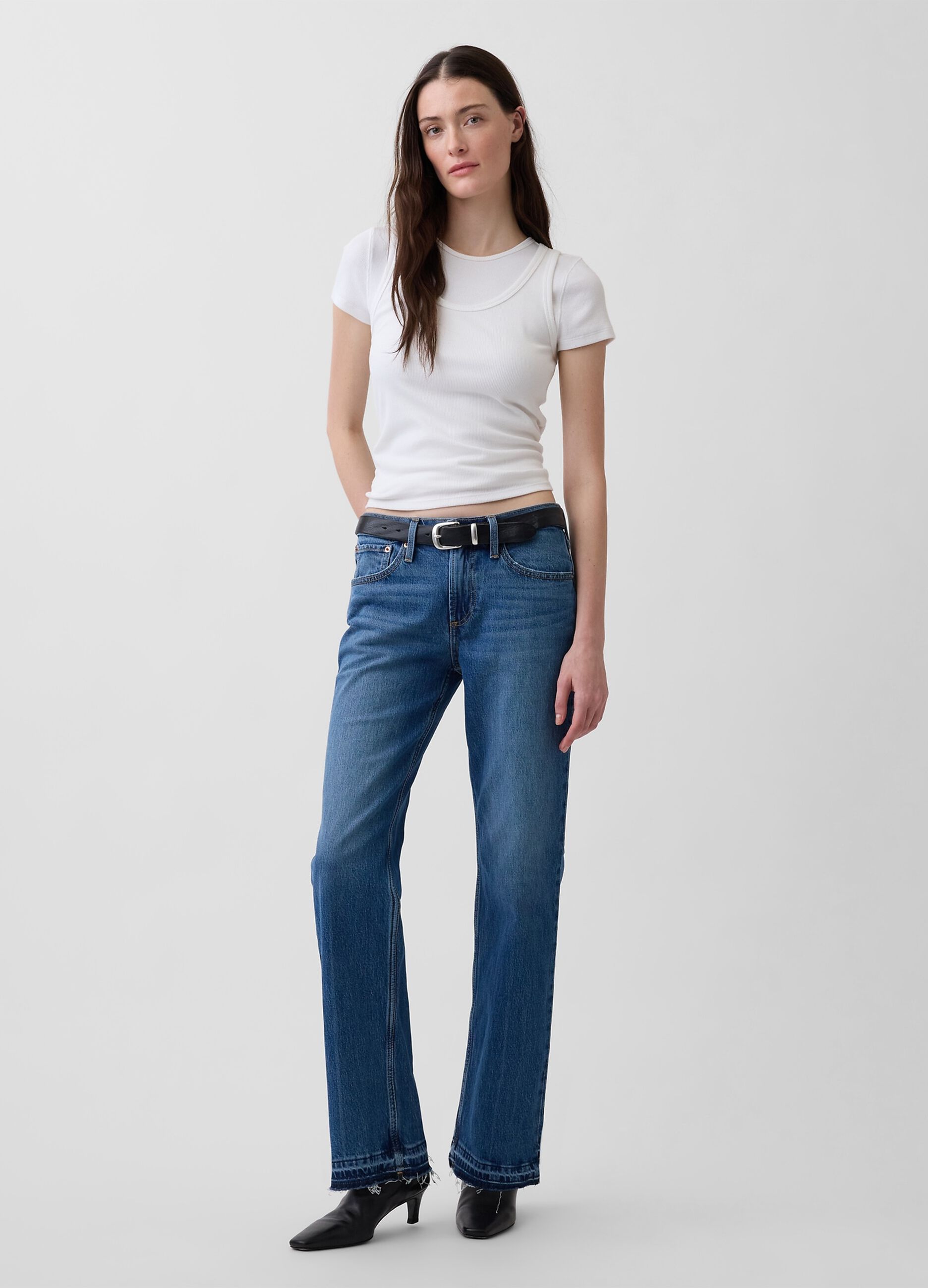 Stretch cotton jeans