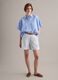 Camisa azul claro de lino puro regular fit_1