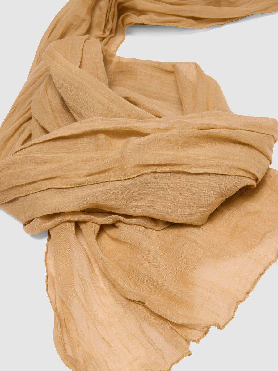 Pure Cotton Beige Scarf_2