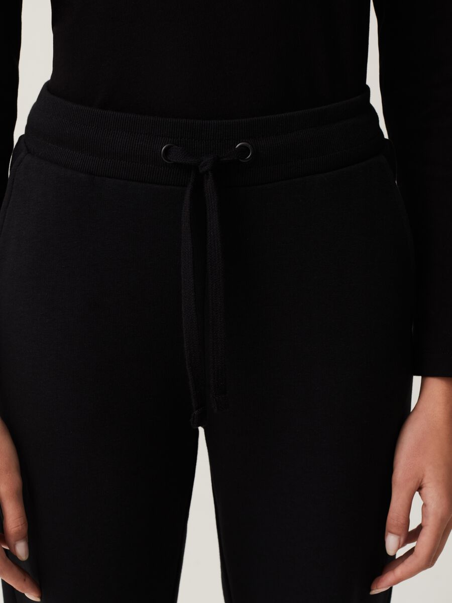 Fitness joggers in fleece with drawstring_3