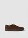 Brown genuine leather sneakers_0
