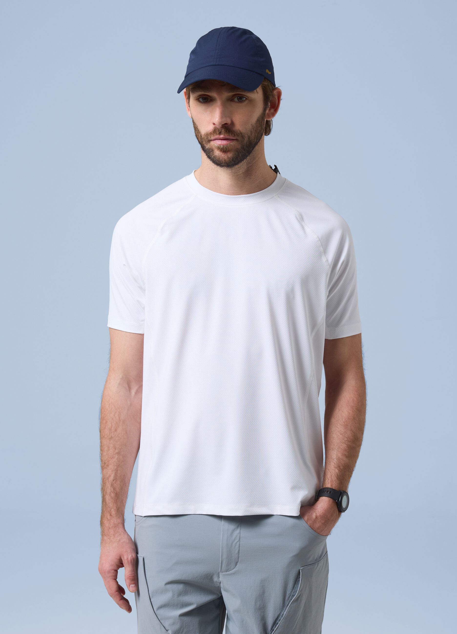 White ALTAVIA SAILING stretch T-shirt