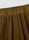 Pantaloni verdi in puro cotone a coste regular fit_1