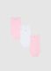 Tripack sleeveless bodysuits in pure cotton multicolour for baby girls_0