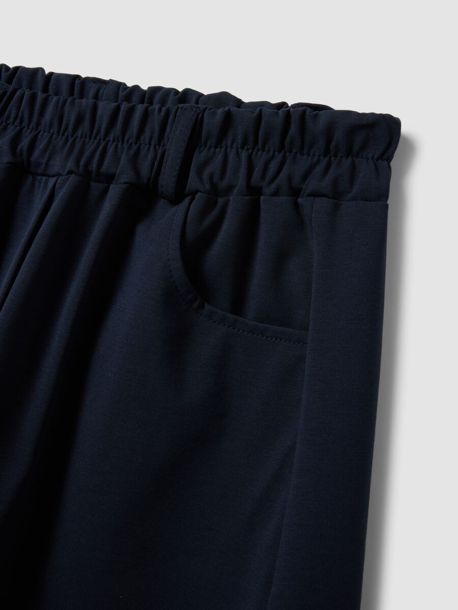 Blaue Hose aus Stretch-Baumwolle_5