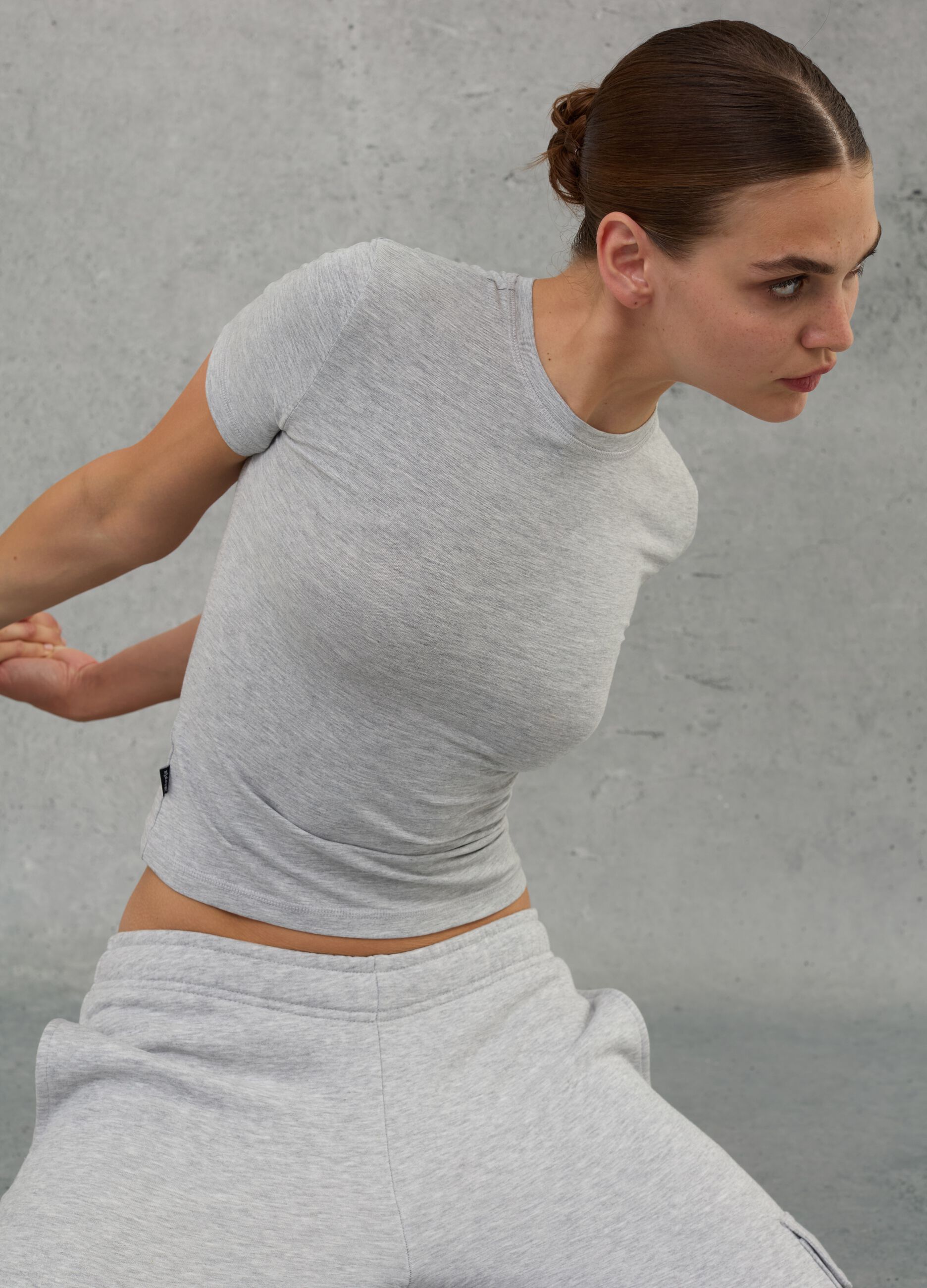 Perfect T-shirt Grey M&eacute;lange