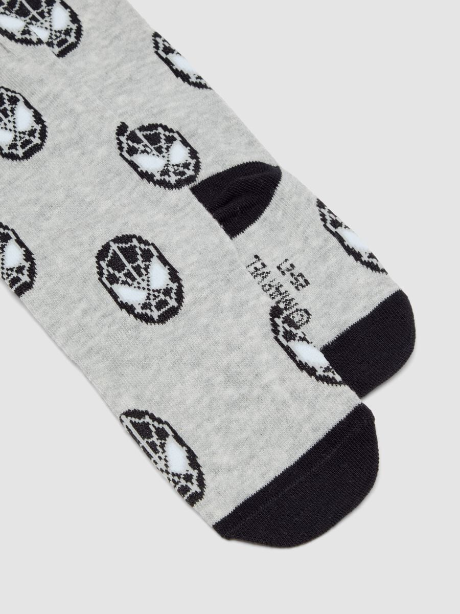 2-pack Marvel Spider-Man long socks in stretchy organic cotton_1