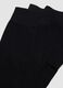Five-pack of black long socks in stretch organic cotton_1