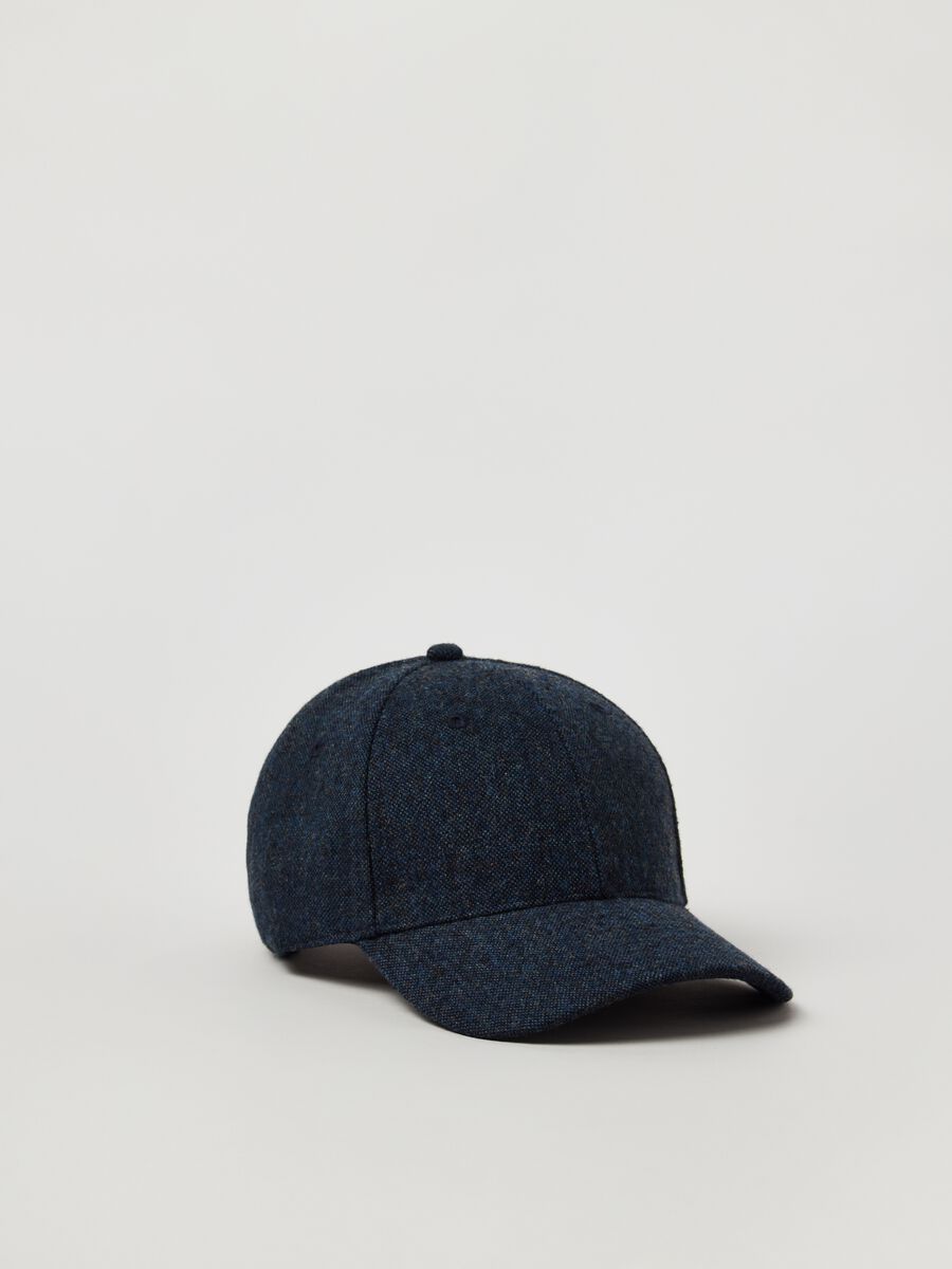Baseball cap with dotted weave_0
