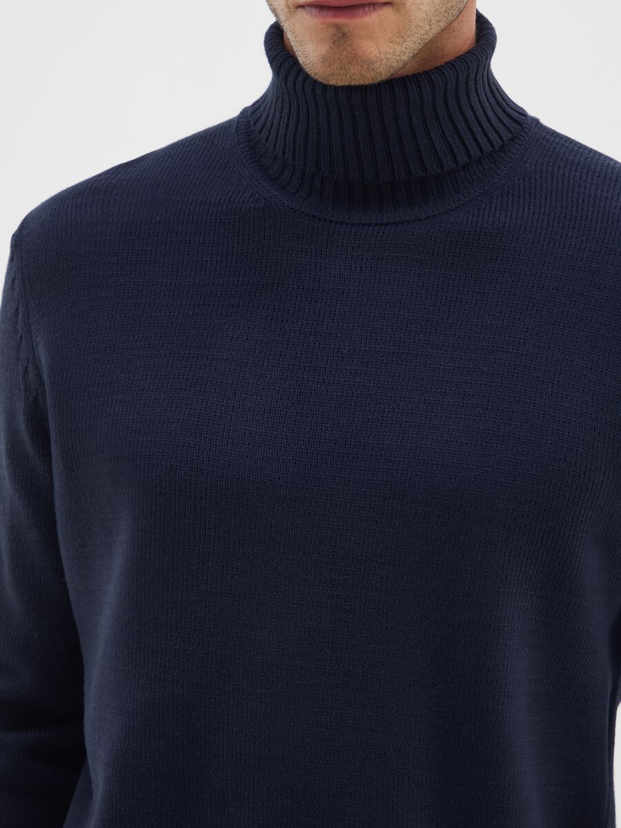 Blue High-Neck Jumper_3