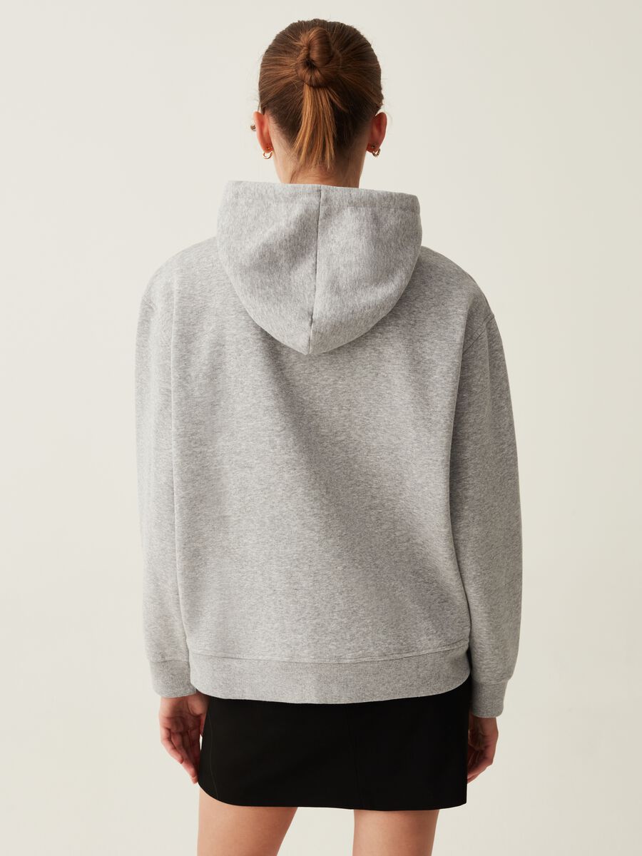 Full-zip plush hoodie_0