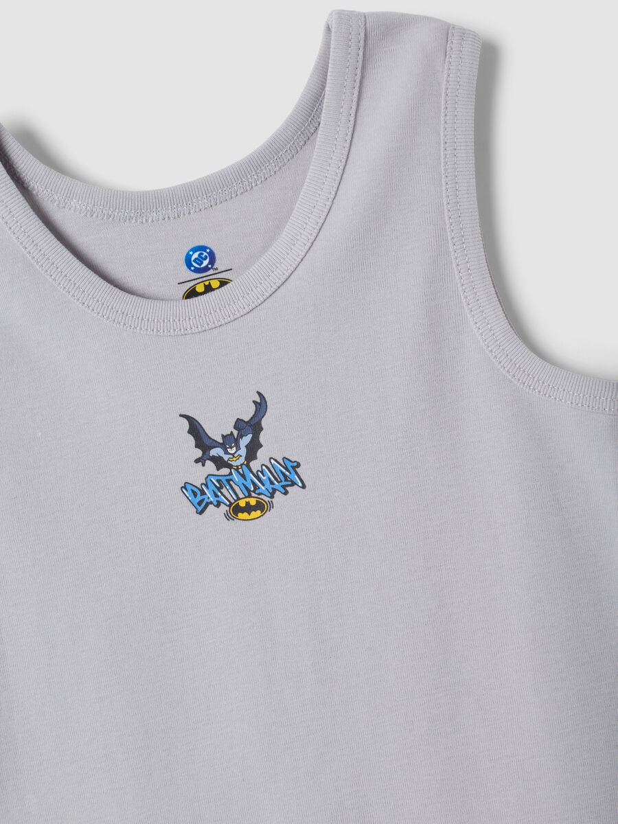 2-pack multicolour Batman organic cotton tank tops_2