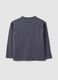 T-shirt grigia in puro cotone con girocollo stampa Mario Kart_1