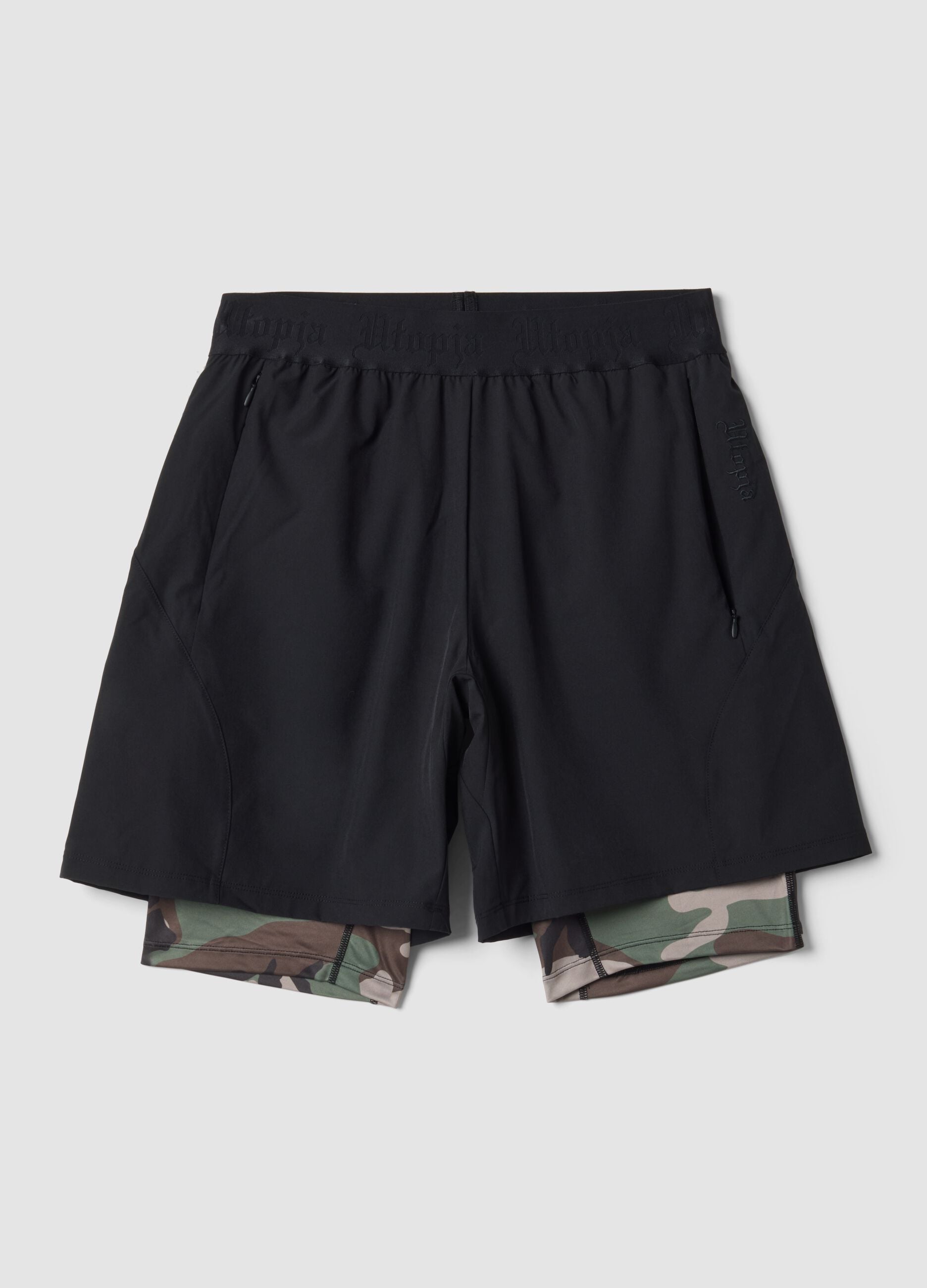 Technical Shorts Camo-Black
