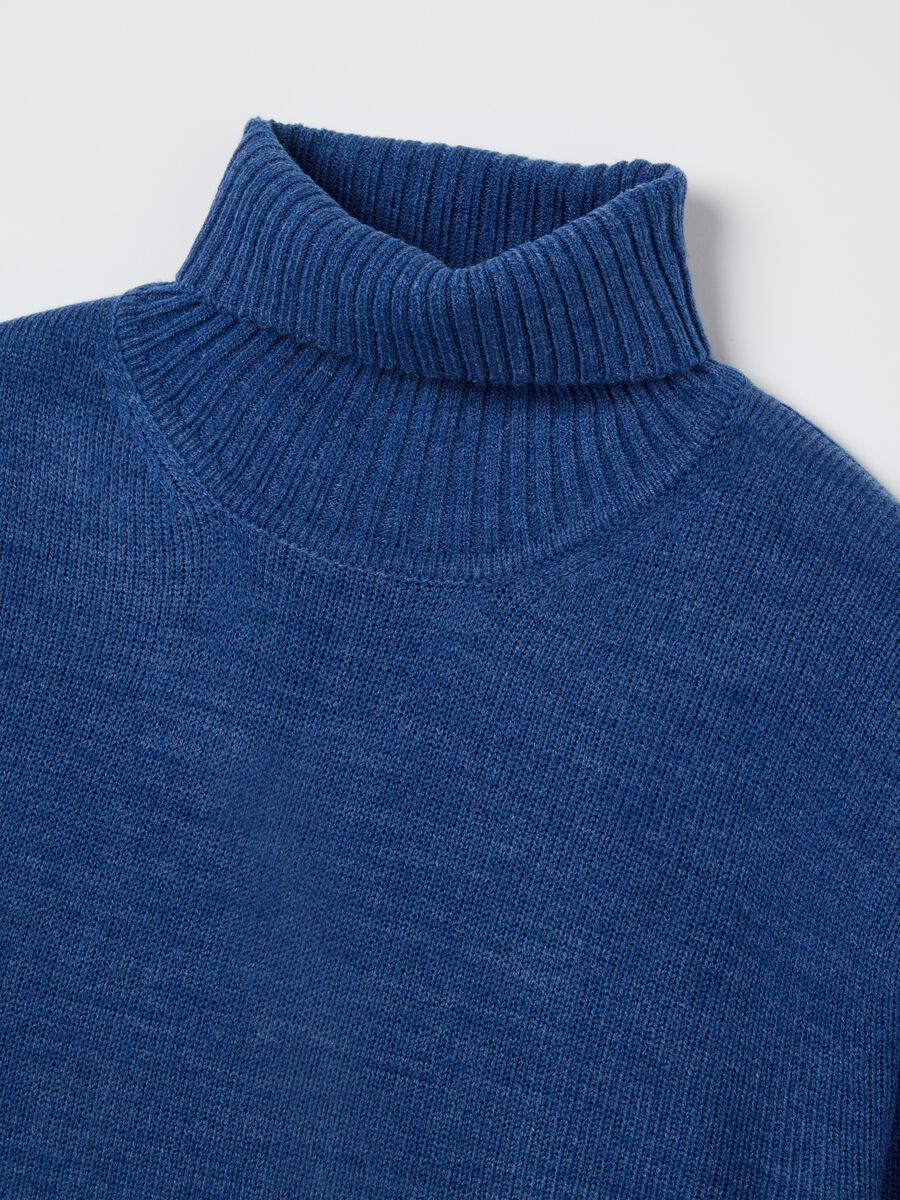 Blue Acrylic Turtleneck_5