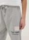 Boys' Grey Jogger Trousers in Pure Cotton Regular Fit_2