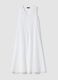 Vestido maxi blanco de algod&oacute;n puro_4