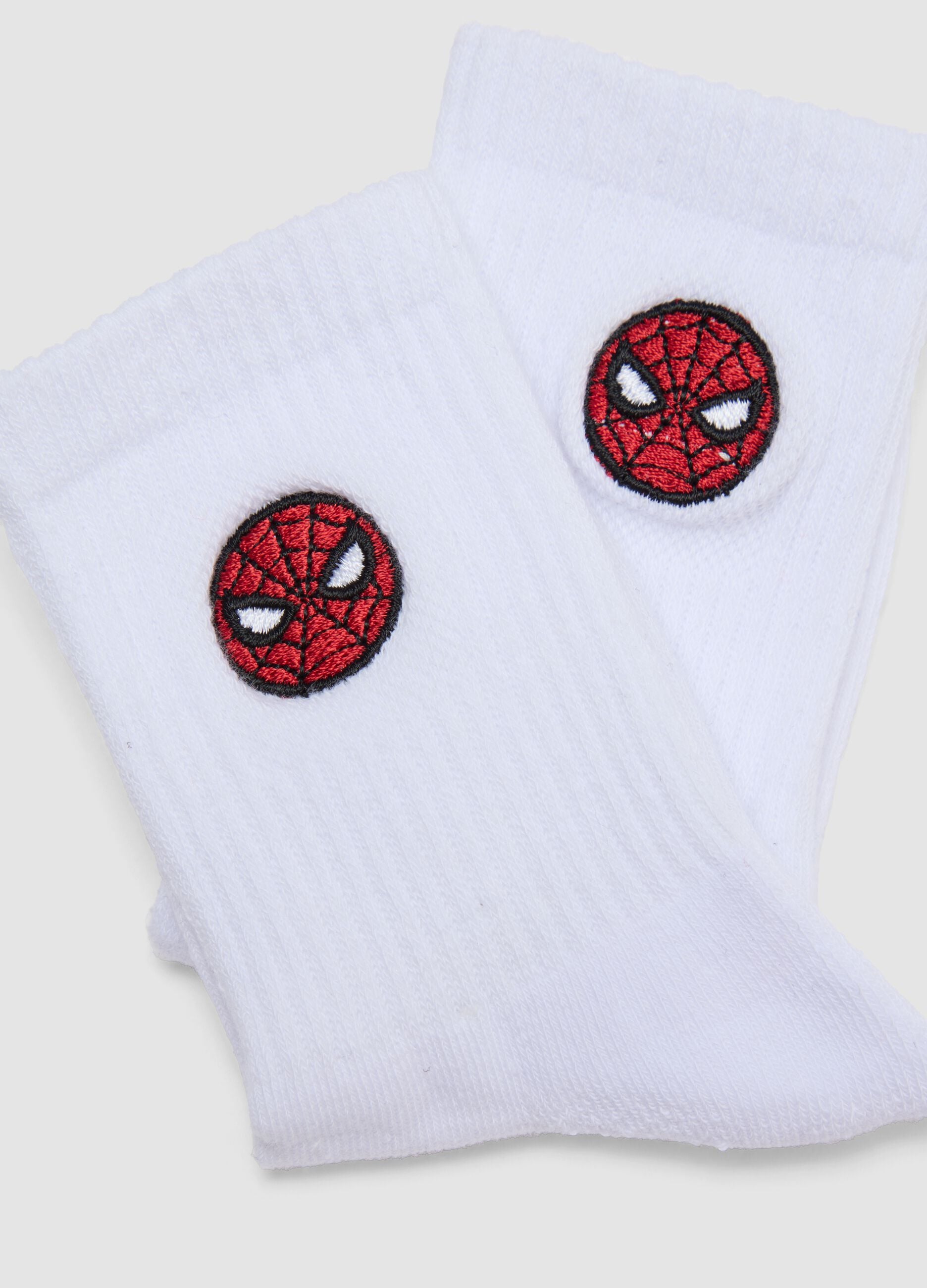 2-pack of MARVEL Spider-Man organic stretch cotton ankle socks