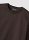 T-shirt castanha em puro algod&atilde;o mercerizado com gola redonda, corte regular_2