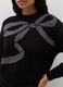 Pullover with jacquard bow in lurex_3