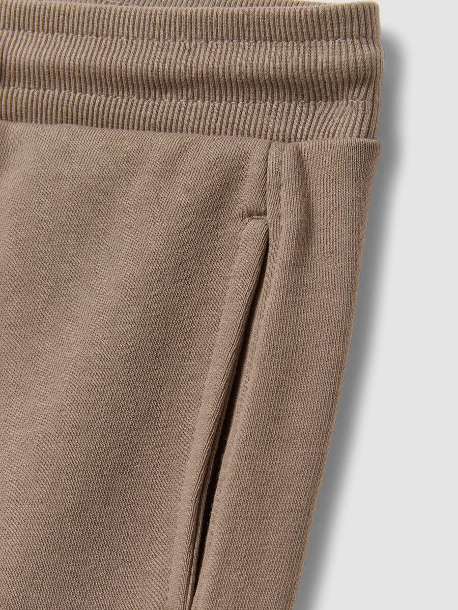 Beige Jogginghose aus Bio-Baumwolle_2