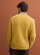 Yellow crew-neck pure wool jumper, regular fit_3