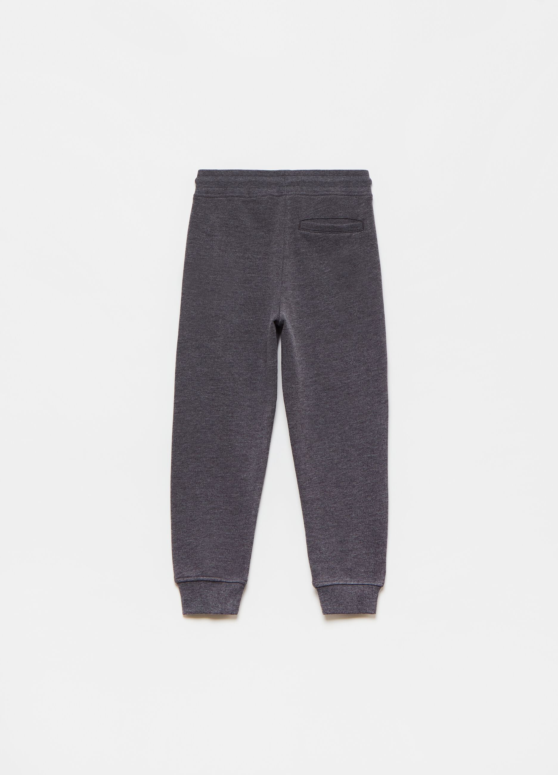 Mélange French terry joggers