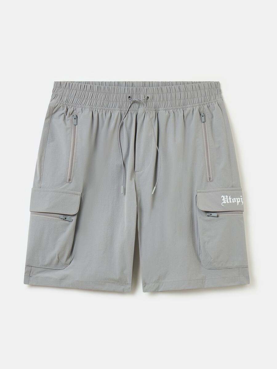Cargo Shorts Grey_4