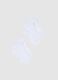 Two-pack of white cotton blend baby socks regular fit_0