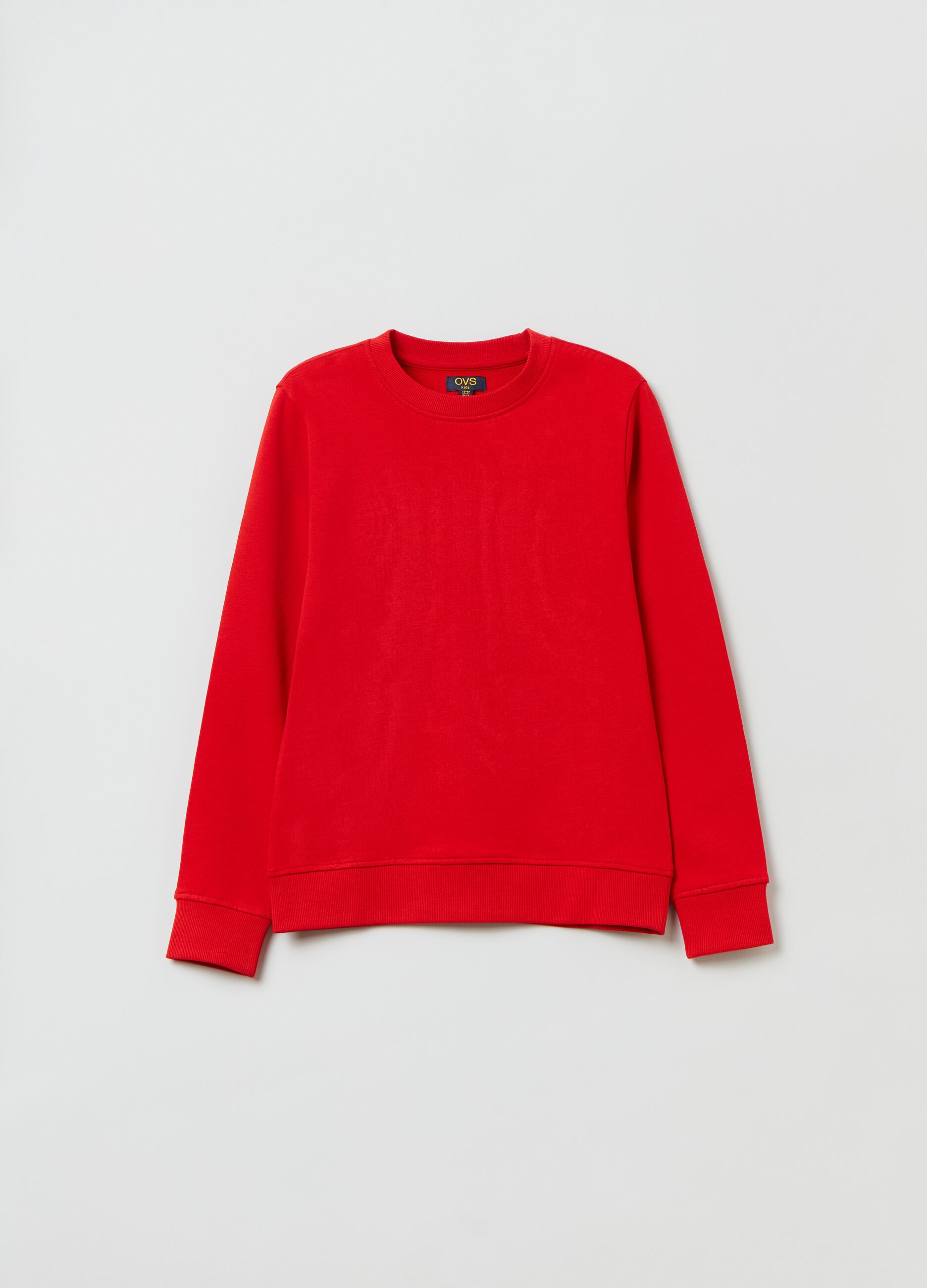 Sweatshirt in French Terry with round neck
