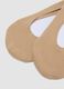 2er-Pack unsichtbare beigefarbene Socken aus Bio-Baumwolle_2