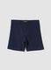 Blue organic cotton shorts_0