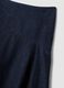 Pure cotton denim midi skirt_5