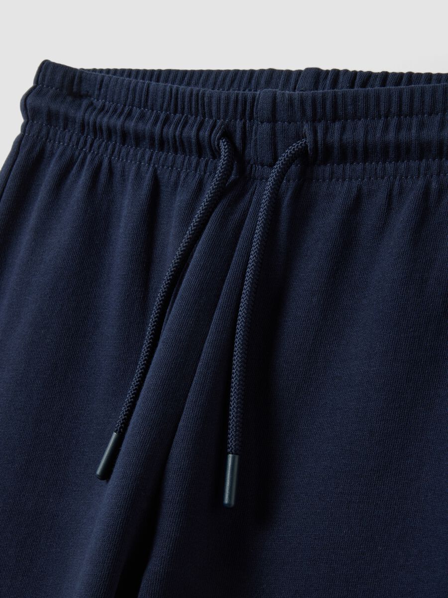 Navy blue &pi;&alpha;&nu;&tau;&epsilon;&lambda;ό&nu;&iota; &phi;ό&rho;&mu;&alpha;&sigmaf; jogger &alpha;&pi;ό 100% &omicron;&rho;&gamma;&alpha;&nu;&iota;&kappa;ό &beta;&alpha;&mu;&beta;ά&kappa;&iota;, regular fit, &gamma;&iota;&alpha; &alpha;&gamma;ό&rho;&iota;_2