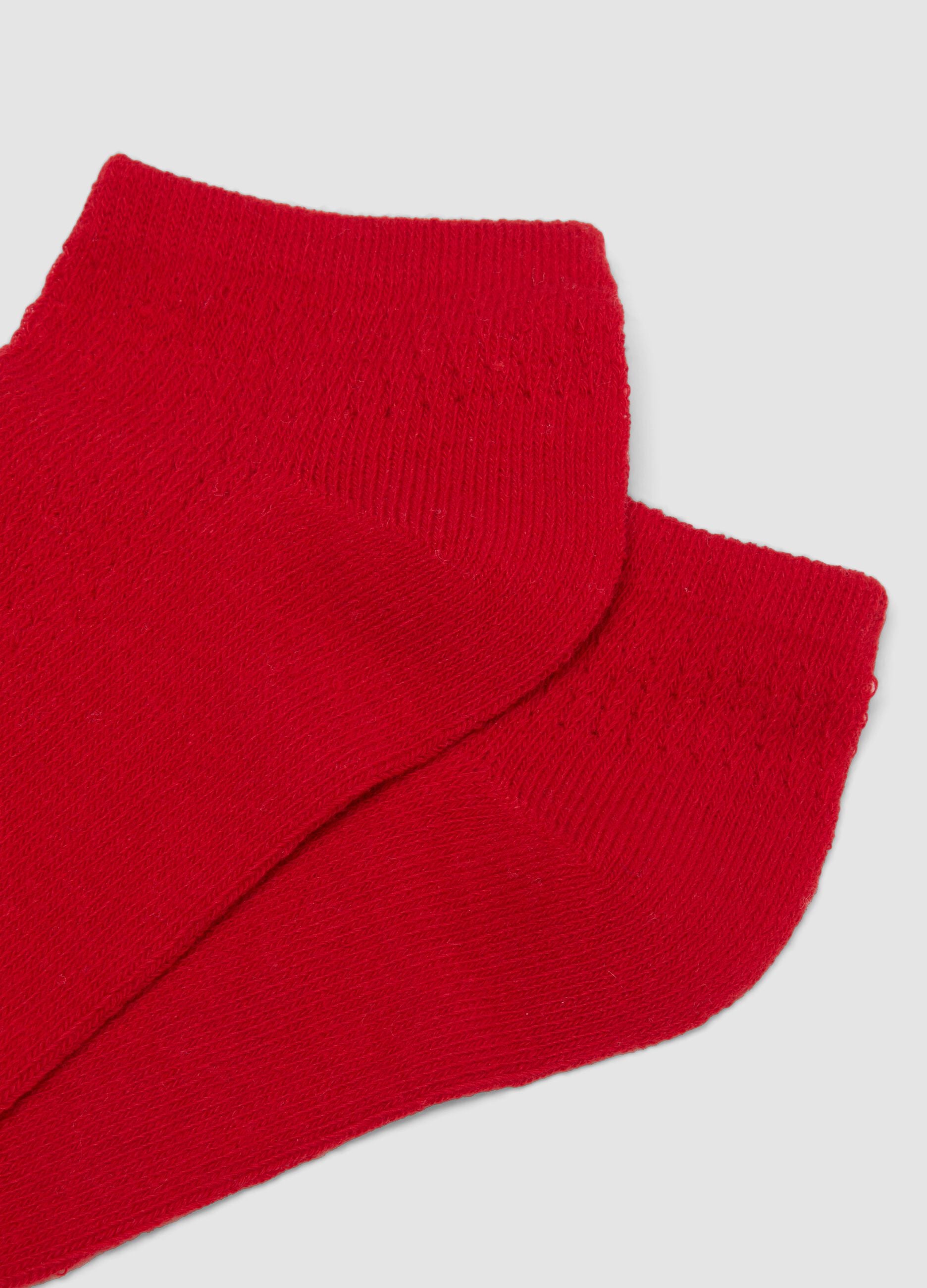 Tripack di calzini multicolor in cotone organico elasticizzato