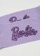 Girls' multicolour cotton-blend elasticated socks twin pack Barbie_1