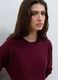 Maglia viola in pura lana a girocollo over fit_2