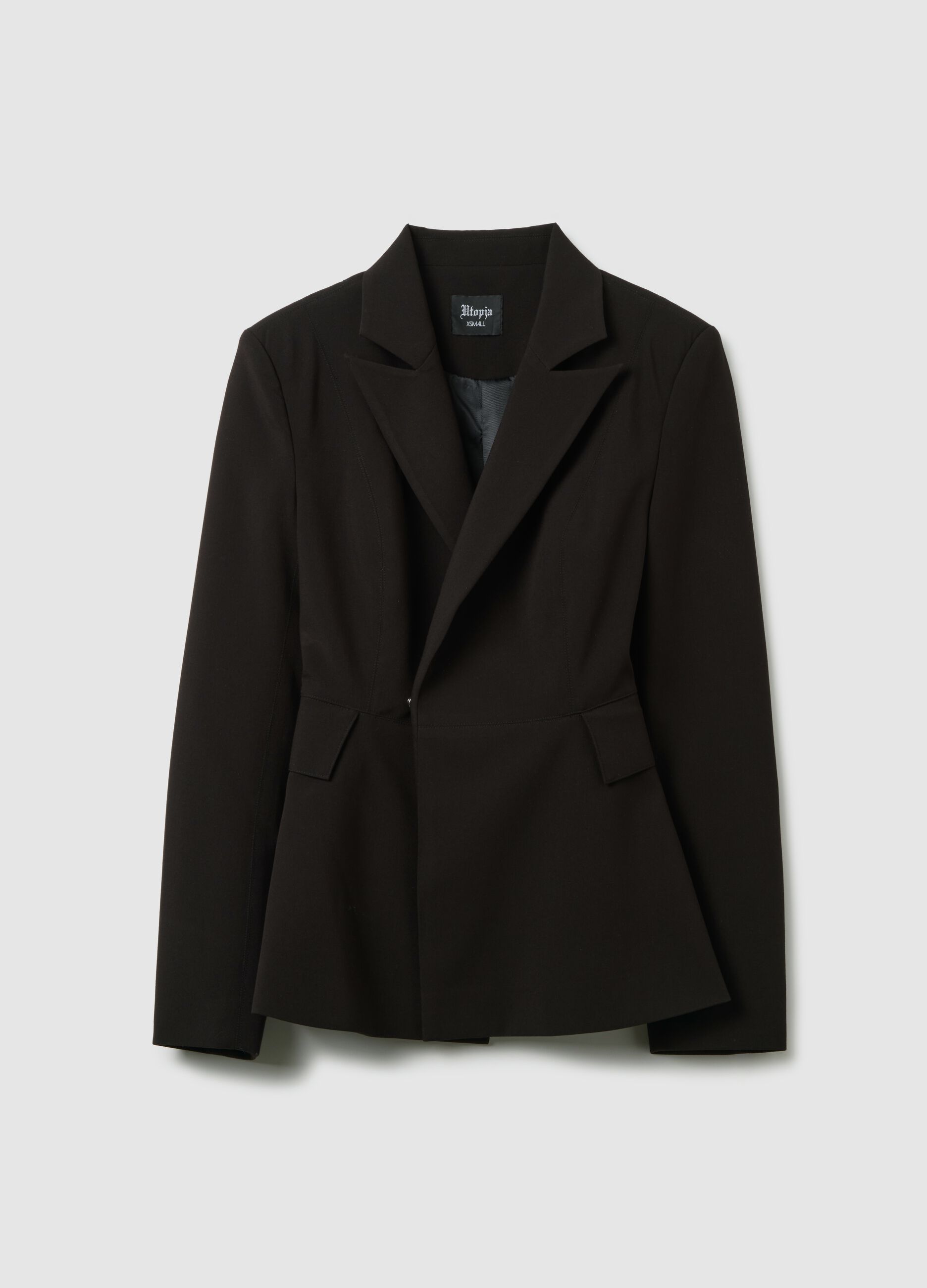 Relaxed Blazer Black