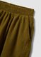 Brown pure cotton shorts_1