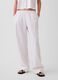 Linen-blend palazzo trousers_1