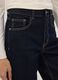 Blue wide-leg jeans in stretch cotton_3
